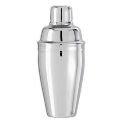 6017-SMALL STAINLESS STEEL COCKTAIL SHAKER / W FDL 8 OZ.